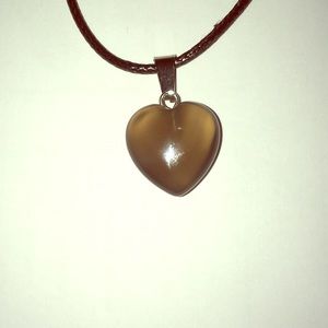 Smoky Quartz Heart Shape Necklace 💝